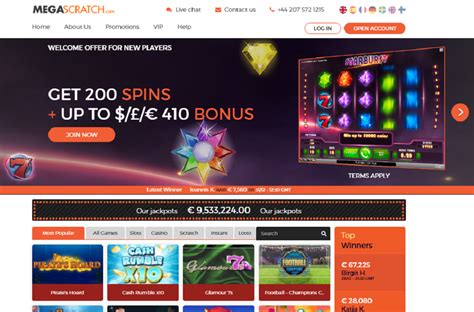 Megascratch casino bonus